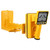 3M 7100213466 yellow Dynatel 7420X locator with handheld display, handle grip, and rear antenna housing