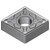 Sumitomo 19T3336 | CNMG433EGU-AC8035P 0.5000" Circle Diameter x 5.16mm Hole Diameter x 0.0472" Radius Absotech Coated Carbide Turning Insert