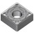 Sumitomo 19T3535 | SNMG434EGU-AC8035P 0.5000" Circle Diameter x 5.16mm Hole Diameter x 0.0630" Radius Absotech Coated Carbide Turning Insert