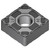 Sumitomo 196CBUG | SNMG433ELU-AC6030M 5.16mm Inscribed Circle x 12.70mm Width x 4.76mm Thickness x 1.20mm Radius x 90 Degree Corner Angle CVD Coated Carbide AC6000M Turning Insert