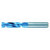 Nachi 0760351 | 1.30mm Diameter x 3.00mm Shank x 58.00mm OAL 2 Flute Aqua EX Coated Carbide Screw Machine Length Drill Bit