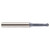 YG1 SEM84603022 | 0.1181" Diameter x 0.2362" Shank x 0.1181" LOC x 2.5591" OAL x 0.0591" Radius 2 Flute AlCrN Coated Carbide Ball Nose with Long Neck End Mill