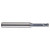 YG1 SEME6401000516 | 0.0394" Diameter x 0.1575" Shank x 0.0591" LOC x 1.9685" OAL x 0.0020" Radius 4 Flute AlCrN Coated Carbide Corner Radius with Long Neck End Mill