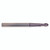 YG1 EM902911 | 0.4700" Diameter x 0.6299" Shank x 0.8661" LOC x 6.2992" OAL 2 Flute ALTiN Coated Carbide Taper Neck Ball Nose End Mill