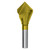 Magafor 84482112000 | 0.3150" Diameter 90 Degree Included Angle Single Flute M35/TiN 4821 Countersink