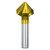 Magafor 84483310400 | 0.2360" Diameter 120 Degree 4833 Included Angle 3 Flute M35/TiN Countersink