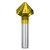 Magafor 84483731000 | 0.4720" Diameter 90 Degree Included Angle 3 Flute M35/TiN 4837 Countersink
