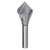 Magafor 84421158700 | 5/8" Diameter x 3/8" Shank x 2-1/4" OAL 90 Degree Angle Single Flute HSS-E Cobalt Countersink