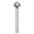 Magafor 84430312400 | 0.4880" Diameter x 0.3940" Shank x 4-1/4" OAL 90 Degree Angle HSS-E Cobalt Countersink