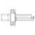 duMONT CNC 99174 | 13.00mm Width x 20.00mm Thickness x 43.00mm Length Indexable Broaching Toolholder