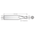 RobbJack C8-303-06-DLC | 0.188" Diameter x 0.250" Shank x 2.500" OAL 3 Flute DLC Coated Square End Mill