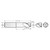 RobbJack FM-303-32-060-DLC | 1.000" Diameter x 1.000" Shank x 6.000" OAL 3 Flute DLC Coated Square End Mill