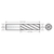 RobbJack MXF-602-12-030 | 12.00mm Diameter x 12.00mm Shank x 83.00mm OAL x 3.00mm Radius 6 Flute AlTiN Coated Corner Radius End Mill
