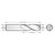 RobbJack ST-343-06-T | 0.188" Diameter x 0.188" Shank x 2.000" OAL 3 Flute TiN Coated Square End Mill