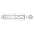 RobbJack TR-303-16-A | 0.500" Diameter x 0.500" Shank x 3.000" OAL 3 Flute AlTiN Coated Square End Mill