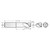 RobbJack AL3-305-12-010-TC | 0.3750" Cutting Diameter x 0.3750" Shank x 3.5000" OAL 3 Flute Uncoated Corner Radius End Mill