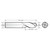 RobbJack B-440-08-C | 0.2500" Cutting Diameter x 0.2500" Shank x 2.5000" OAL 4 Flute TiCN Coated Ball End Mill