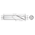 RobbJack C1-301-05 | 0.1563" Cutting Diameter x 0.1875" Shank x 2" OAL 3 Flute Uncoated Square End Mill