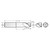 RobbJack FM-301-32-090 | 1" Cutting Diameter x 1" Shank x 6" OAL 3 Flute Uncoated Square End Mill