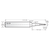 RobbJack MDM-203-0.5 | 0.50mm Cutting Diameter x 6.00mm Shank x 63.00mm OAL 2 Flute AlTiN Coated Ball End Mill