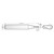 RobbJack MSS-2-060-BN | 0.60mm Cutting Diameter x 3.00mm Shank x 38.00mm OAL 2 Flute Uncoated Ball End Mill