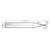 RobbJack MTM-201-01 | 1.00mm Cutting Diameter x 6.00mm Shank x 63.00mm OAL 2 Flute AlTiN Coated Square End Mill RobbJack MTM-201-01 | 1.00mm Cutting Diameter x 6.00mm Shank x 63.00mm OAL 2 Flute AlTiN Coated Square End Mill