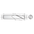 RobbJack TS-201-02-C | 0.062" Cutting Diameter x 0.125" Shank x 1.500" OAL 2 Flute TiCN Coated Square End Mill