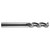 RobbJack AL3-303-10-060-TC | 0.313" Diameter x 0.313" Shank x 0.060" Radius x 2.500" OAL 3 Flute Uncoated Corner Radius End Mill