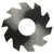 RobbJack M25-1600-08-12 | 8.00mm Diameter x 1.60mm Thickness 12 Teeth Uncoated Slitting Saw
