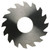 RobbJack M40-1000-10-16 | 10.00mm Diameter x 1.00mm Thickness 16 Teeth Uncoated Slitting Saw