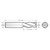 RobbJack STR-401-16 | 0.500" Diameter x 0.500" Shank x 3.000" OAL 4 Flute Uncoated Roughing End Mill