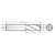 RobbJack MNS-403-20-FL | 20.00mm Diameter x 20.00mm Shank x 124.00mm OAL 4 Flute Uncoated Square End Mill