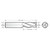 RobbJack STR-303-14-T | 0.4375" Diameter x 0.4375" Shank x 2.7500" OAL 3 Flute TiN Coated Roughing End Mill