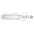 RobbJack T12-201-05-DLC | 0.1562" Diameter x 0.3750" Shank x 2.5000" OAL 2 Flute DLC Coated Square End Mill