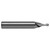RobbJack T12-201-06-DLC | 0.1875" Diameter x 0.3750" Shank x 2.5000" OAL 2 Flute DLC Coated Square End Mill