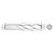 RobbJack WTL-303-04-DLC | 0.1250" Diameter x 0.1250" Shank x 3" OAL 3 Flute DLC Coated Square End Mill