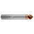 Helical Solutions 86330 | HMAF-FE-4 0.2500" Diameter x 0.2500" Shank x 2.0000" OAL x 0.1250" Radius 4 Flute Tplus Coated Barrel Cutter End Mill
