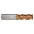 Helical Solutions 88231 | HSV-4 0.5000" Diameter x 0.5000" Shank x 4.0000" OAL x 0.1200" Radius 4 Flute Tplus Coated Corner Radius End Mill
