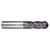 Helical Solutions 88181 | HSV-4 0.5000" Diameter x 0.5000" Shank x 6.0000" OAL x 3.1250" LOC 4 Flute Aplus Coated Ball End Mill