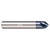 Helical Solutions 88457 | HPCM 0.5000" Diameter x 0.5000" Shank x 3.0000" OAL x 0.2100" LOC 5 Flute Zplus Coated Chamfer Mill