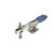 Jergens 70022-SS | 70 Degree Handle Moves 500 lbs Holding Capacity T-Handle Horizontal U-Bar Toggle Clamp