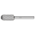 Pferd 21724462 | 24462 1/2" Diameter x 1/4" Shank x 2-3/4" OAL x 1" LOC Annealed cast iron Burr