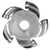 Pferd 22000025 | 20120 2" Diameter x 3/8" Width Aluminum Indexable Grinding Wheel