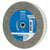 Pferd 44691242 | 48315 3" Diameter x 1/2" Width fine Grit Aluminum Unitized Wheel