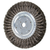 Pferd 79181698 | 81698 8" Diameter x 5/8" Width Carbon Steel Wire Wheel Brush