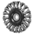 Pferd 79181801 | 81801 3" Diameter x 7/16" Width Stainless Steel Wire Wheel Brush