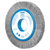 Pferd 79183726 | 83726 8" Diameter x 80 Grit Silicon Carbide Composite Wheel Brush