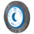 Pferd 79184169 | 84169 8" Diameter x 80 Grit Ceramic Oxide Composite Wheel Brush