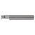 Micro 100 RR-0495X | 0.250" Maximum Bore Depth x 0.1875" Shank x 2.000" OAL x 0.0300" Width Right hand AlTiN Grooving Tool