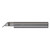 Micro 100 UP-18039-6 | 0.375" Maximum Bore Depth x 0.1875" Shank x 2.000" OAL x 0.0390" Width Right hand Uncoated Grooving Tool